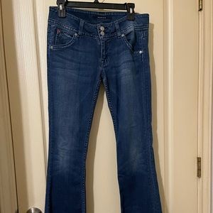- Hudson signature mid rise bootcut jeans size 27